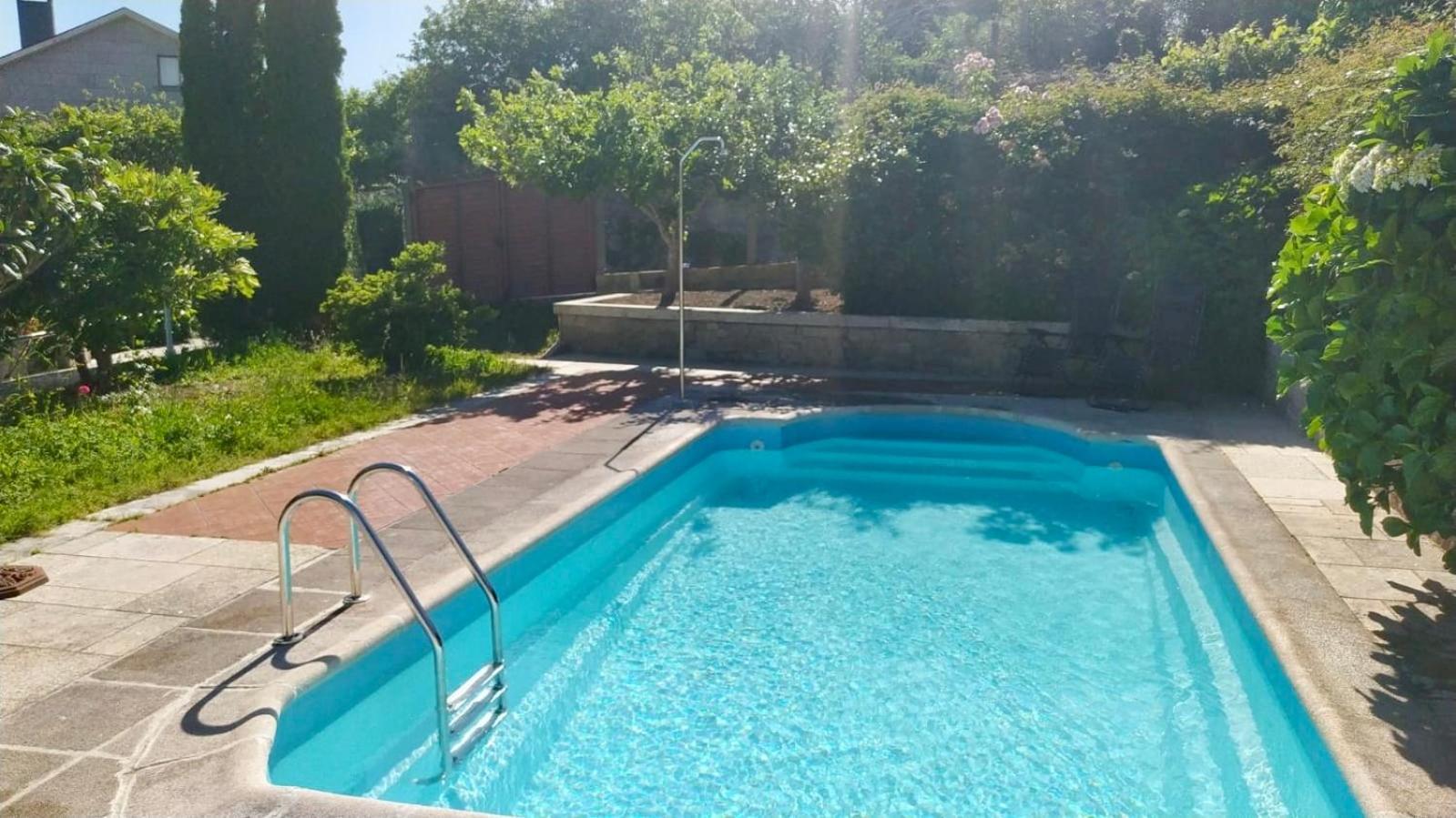 Apartamento Con Jardin Y Piscina Temporada Verano Privados Samieira Exteriér fotografie